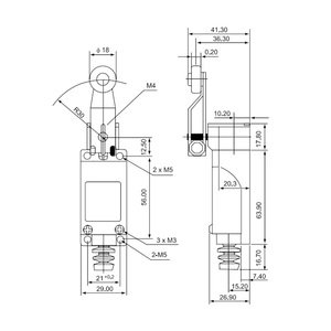 10A 250VAC Omro giới hạn thiết bị chuyển mạch cửa giới hạn thiết bị chuyển mạch (me8104 az8104 xz8104 Z-8104 - Product Image 2
