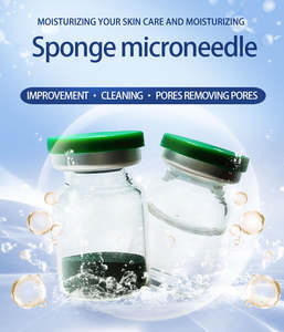 Soin du visage liquide + poudre BOJUNIN avec alginose et aloe pour un effet anti-âge, raffermissant, compatible avec les micro-aiguilles, sérum - Product Image 3