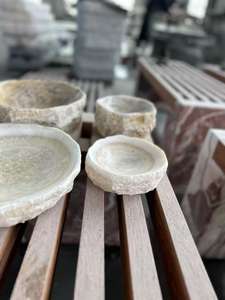 بيع بالجملة أوعية من الحجر الطبيعي والصواني الصغيرة المصقولة أعلى العقيق المصقول لتطبيقات الديكور في الهواء الطلق - Product Image 3