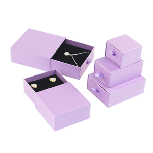 Wholesale Custom Logo Printed Recycled Materials Paperboard Sliding Drawer Boxes for Jewelry & Glasses Packaging - Product Image 1