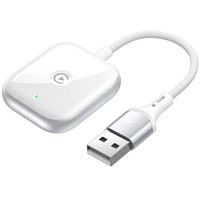 Adaptateur de Liaison Sans Fil Professionnel 2-en-1 pour Voiture, Faible Latence, WiFi, Dongle Interconnecté Multimédia Intelligent, Mini Boîtier Universel