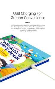หนังสือเด็กภาษาอังกฤษแบบสัมผัสและพูดได้ พร้อมภาพชี้ตำแหน่ง ยอดขายดีที่สุด ผลิตจากกระดาษออฟเซ็ตและปกแข็ง - Product Image 5