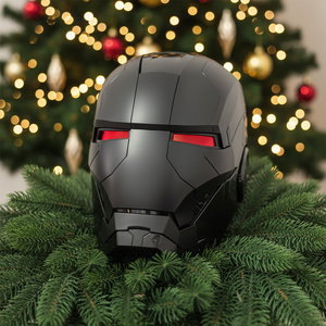 Máscara de Casco de Iron Man Negra Mate, Disfraz de Superhéroe para Niños y Adultos - Product Image 1