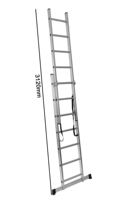 Escaliers escamotables domestiques en aluminium pliables triples portatifs modernes d'échelle pour l'escalade de ménage pour des appartements