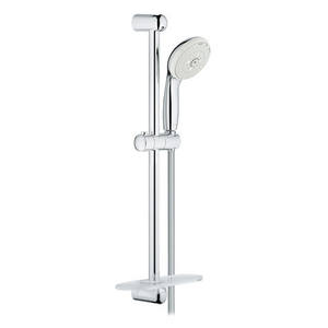 Tempesta <b>Shower</b> <b>Rail</b> Chrome 38 Cm Length With Adjustable Height For Bathroom Use - Product Image 1