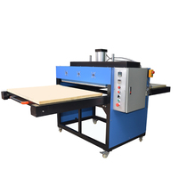 Presse à transfert thermique semi-automatique grand format 100x120cm, acceptant la personnalisation de la taille, pour sublimation