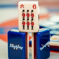 Tuiles de Mahjong Souvenirs à Dos Bleu Thème Londres, Tuiles Personnalisées Imprimées pour Magasin de Cadeaux, Expédition en Octobre
