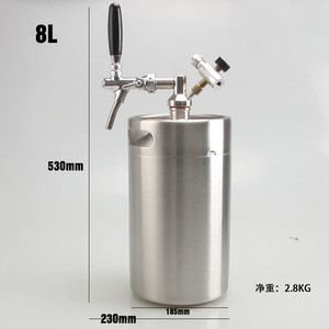Mini fût de bière en acier inoxydable pour Nitro Cold Brew Coffee - Product Image 4