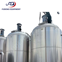 Cuve de mélange SS316 avec agitateur 1000L 2000L 5000L, réacteur de fermentation à chauffage électrique à double enveloppe pour liquides alimentaires