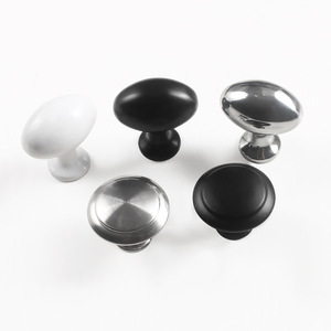 Stainless Steel Oval Drawer Handle Nordic Style Durable Furniture <b>Knob</b> Wardrobe Use - Product Image 3