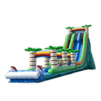 Toboggan aquatique gonflable pour aire de jeux, accessoires de jouets gonflables avec piscine pour enfants
