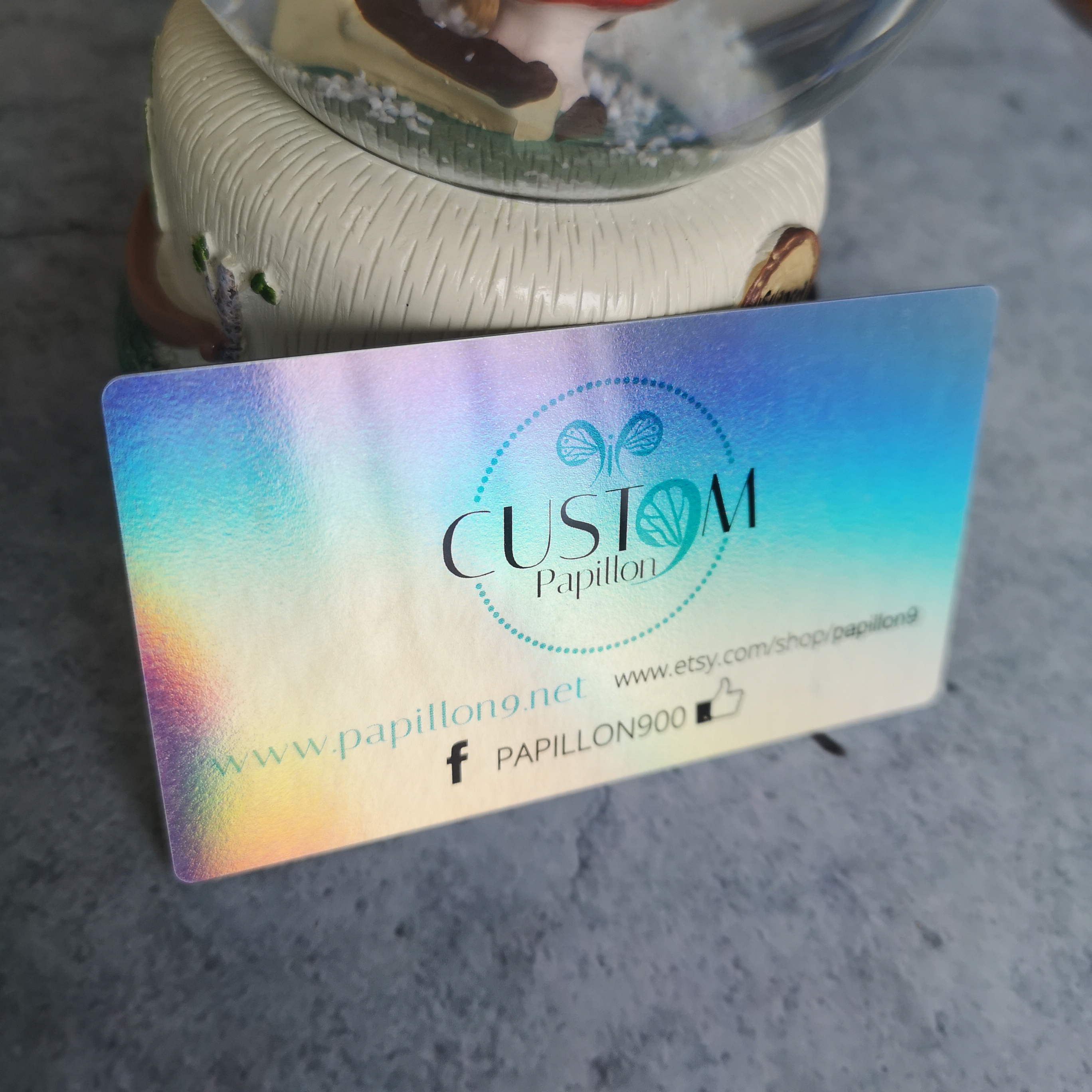 Custom Holographic Plastic PVC Business Cards Printing
