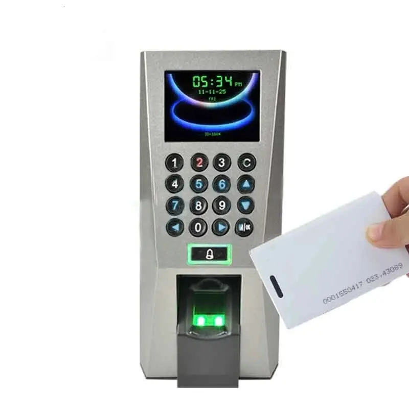 ZK F18 Tür zugangs kontroll system TCP/IP 3.000 Benutzer 125KHz Karte Biometrische Zeiter fassung Fingerabdruck-Zugangs kontroll steuerung