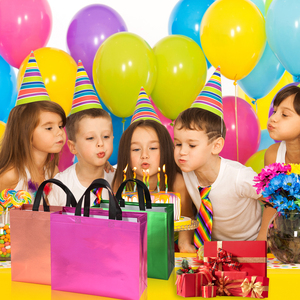 Vibrant Gradient Storage <b>Bags</b>-Laminated Waterproof <b>Foldable</b> Portable-for Parties Shopping Christmas Gifts - Product Image 2