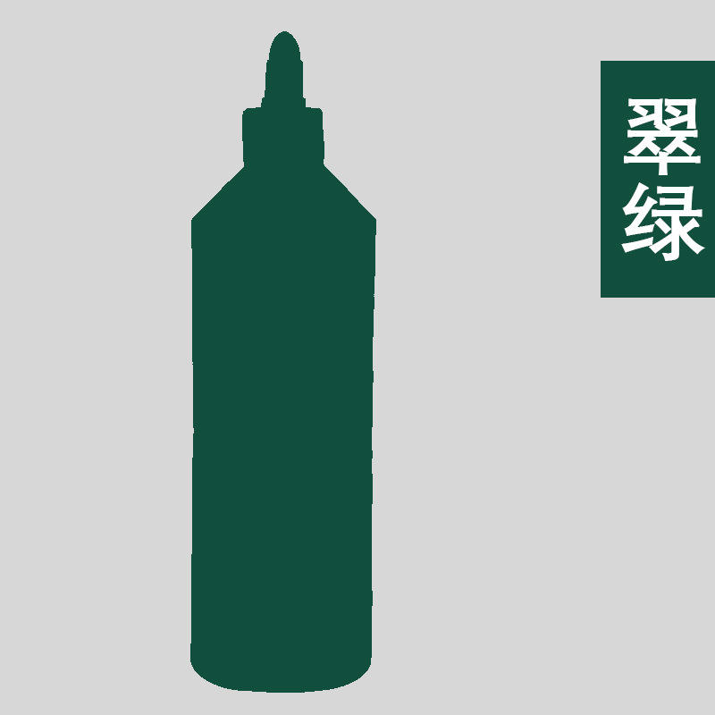 Peinture acrylique verte