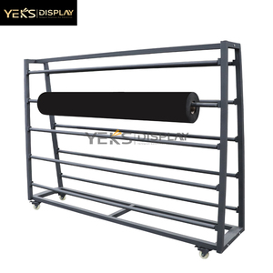 Nhà máy trực tiếp tùy chỉnh Thảm miễn phí đứng với bánh xe Thảm cán lên dọc Thảm hiển thị đứng - Product Image 4