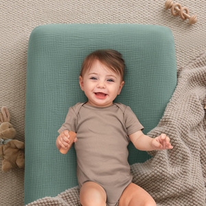 <span class=keywords><strong>Table</strong></span> à <span class=keywords><strong>langer</strong></span> pour bébé en bambou et coton, design moderne 2025, pour chambre à coucher et salon - Product Image 4