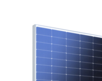 Sunpro-Panneaux solaires mono PERC à demi-cellule, module PV en maille blanche transparente bifaciale, cadre argenté, 550W, stock américain