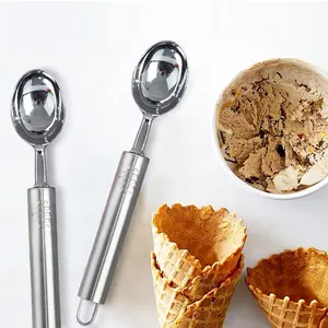 ArtSample durable portion control comfortable handle stainless steel spoon gourmet cookies cupcake ice cream scoop