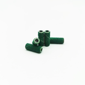 3.0mm <b>Mini</b> Sanding Band Nail Polishing Tool Custom Logo 100pcs Green Manicure Pedicure Electric <b>Drill</b> Sanding Bands - Product Image 3