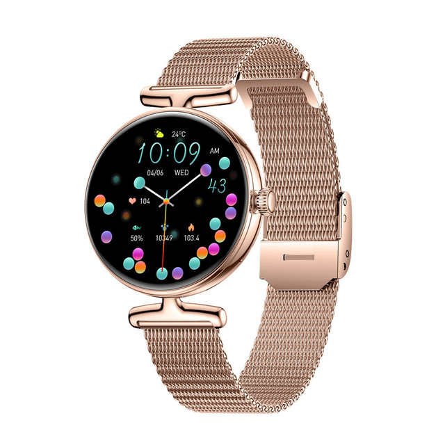 V81 Smartwatch with Bluetooth Calling Heart Rate Monitoring Health and Sleep Tracking Sporty and Stylish Women's Watch