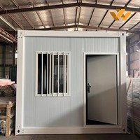 Maison conteneur modulaire durable à assemblage rapide avec panneau isolant pour l'hébergement sur chantier