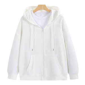 Sudadera con capucha de 260g, tejido de sarga estampado, imitación algodón, con cremallera, holgada, moderna, para <span class=keywords><strong>hombre</strong></span> y mujer, de <span class=keywords><strong>marca</strong></span>, para parejas, con LOGO personalizado - Product Image 5