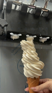 Mvckyi làm mát bằng không khí twin-twist mềm phục vụ máy làm kem/3 hương vị serups Sundae mềm Ice Cream Maker/Đông lạnh sữa chua tủ đông - Product Image 5