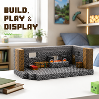 Kustomisasi Kreatif Konstruksi Dunia Kecilku Blok Bangunan Plastik ABS Magnetik Puzzle Kubus 3D Mainan Edukatif Multi Warna CE