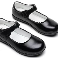 Chaussures pour femmes PSJ-NPF, chaussures de campus pour filles, chaussures habillées personnalisées, chaussures formelles noires, chaussures décontractées pour femmes, chaussures d'école pour filles