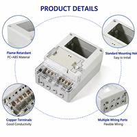 Boîtier de collecteur étanche IP66 personnalisé en ABS et PC, durable, pour instruments électroniques d'extérieur, conforme aux normes néo-zélandaises
