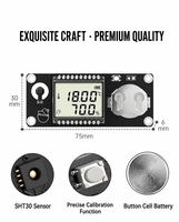 Capteur numérique portable de température et d'humidité SHT30 SHT40 SHT45 – Thermomètre et hygromètre haute précision pour humidificateur à cigares et incubation