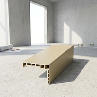 Fabricant chinois Oufei – Nouveaux architraves et décorations de portes d'appartement en WPC, étanches et résistantes à l'humidité, pour la maison