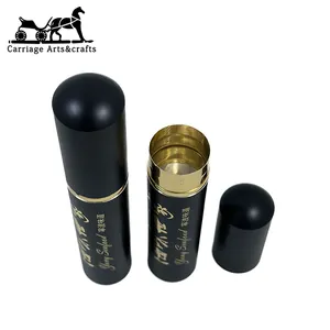 Aluminum Cigar Tube Package Tube Slip Top