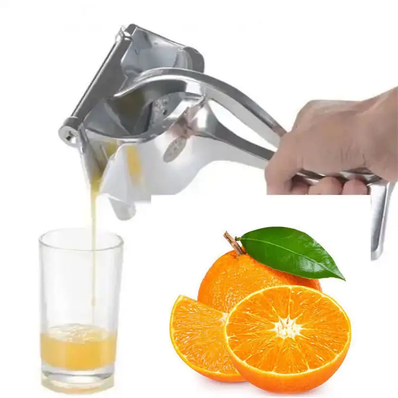 เครื่องคั้นน้ำส้มคั้นผลไม้ส้มแบบใช้มือจับทำจากสเตนเลสขนาดใหญ่อเนกประสงค์แบบใช้มือ