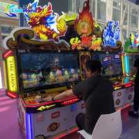 Machine d'arcade à double écran FireKirin de 43 pouces, machine de jeu de table de pêche originale à pièces