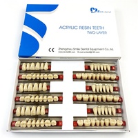 Ensemble complet de dents dentaires 2 couches pour prothèses dentaires
