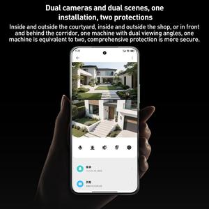 Caméra extérieure avancée 4 MJSXJ10HL double 5MP 3K Ultra HD étanche IP66 avec suivi IA et WiFi 6 - Product Image 5