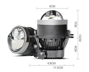Yosovlamp <span class=keywords><strong>Z6</strong></span> luz antiniebla LED para coche 48W foco de lente de haz Alto y Bajo 26000LM venta directa de fábrica - Product Image 6