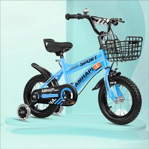 Vélo pour enfants pas cher pour garçons et filles de 3 à 12 ans avec roues d'apprentissage, panier, roues de 20 pouces, cadre en acier au carbone, freins à disque - Product Image 2