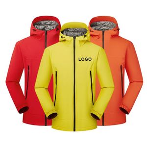 Men's <b>Thick</b> Polyester Waterproof Hooded Windproof Eco-Friendly Winter Gym Wind Breaker <b>Jacket</b> with Custom Logo - Product Image 3