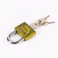 Cadenas vintage antidérapant en alliage de zinc avec 3 clés, taille personnalisée, vente chaude sur le marché kényan, sécurité
