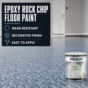 Peinture en flocons de roche à application facile en gros, revêtement durable à texture granitique pour murs extérieurs résidentiels - Product Image 1