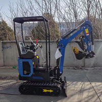 Mini-excavatrice sur chenilles hydraulique de 0,85 tonne, haute efficacité, moteur Koop, pompe robuste, durable, fiable, compacte