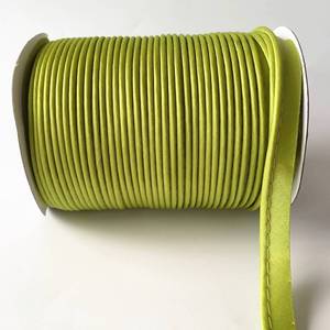 Cordón de ribete de satén blanco sedoso para decoración de bordes de prendas, cordón de ribete personalizado - Product Image 6