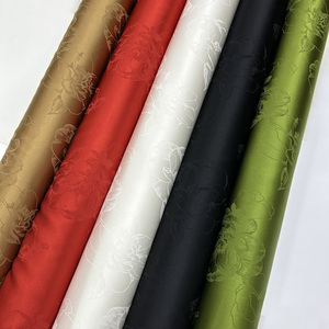 <strong>Wholesale</strong> Heavyweight <strong>Silk</strong> Spandex Woven Jacquard Stretch <strong>Silk</strong> Satin <strong>Fabric</strong> for Women Dress - Product Image 1