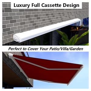Auvent rétractable automatique de luxe, auvent motorisé moderne pour villa, auvent pliant pour patio, auvent électrique à cassette complète pour balcon - Product Image 2