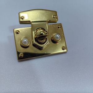 Metal Clasp Buckle Square <b>Latch</b> <b>Lock</b> For Bags Durable Decorative Switch Mechanism Asaki Specification - Product Image 1