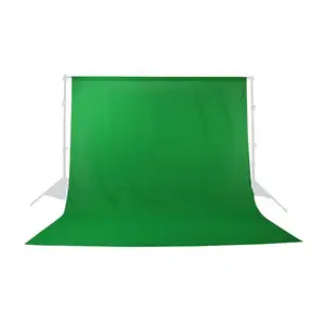 Hot Selling Fotografie Studio Achtergrond Screen Non Woven Fotografie Foto Achtergrond Papier Groen Scherm Kit