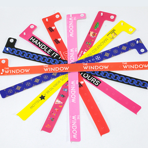 Waterproof Customizable Color Pvc Vinyl Wristbands/Bracelets One Time Use Vinyl Wristbands Custom Logo Design for Patient ID